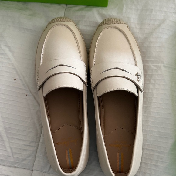 Sam Edelman “Kai” Ivory Penny Loafers Women’s 8 - Picture 3 of 9